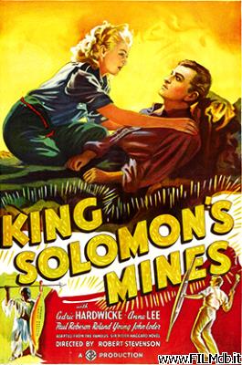 poster Cartel de la pelicula king solomon's mines